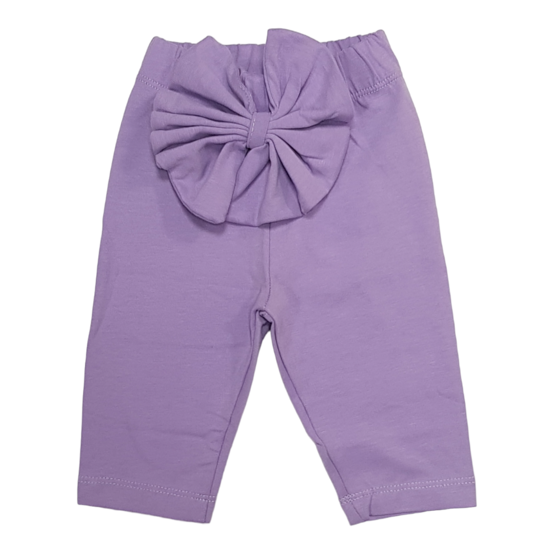 LUPO BAMBINO Helanke za bebe 3/4, Ljubičaste