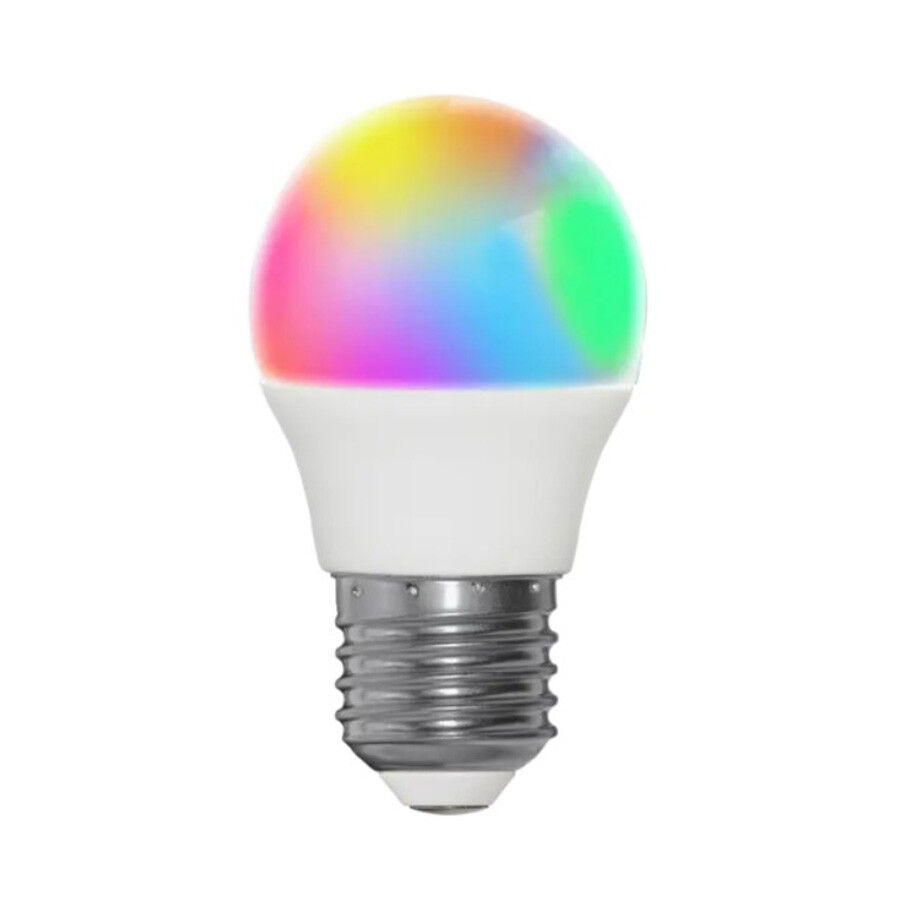E-light Sijalica, RGB, G45, 5W, E27, LED, Bijela