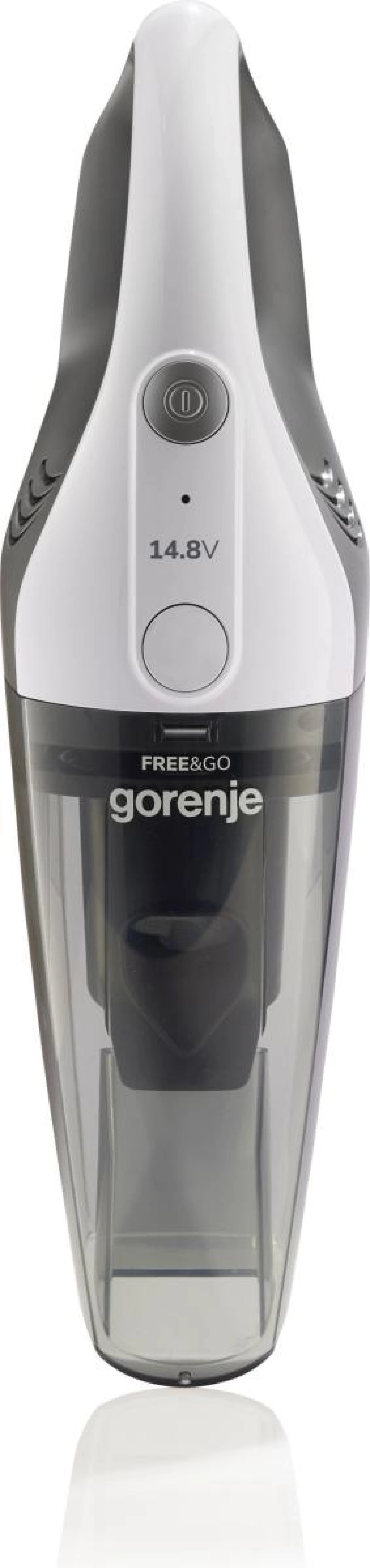 GORENJE ručni usisivač MVC148FGW, bijeli: 100 W; zapremina 0.5 L