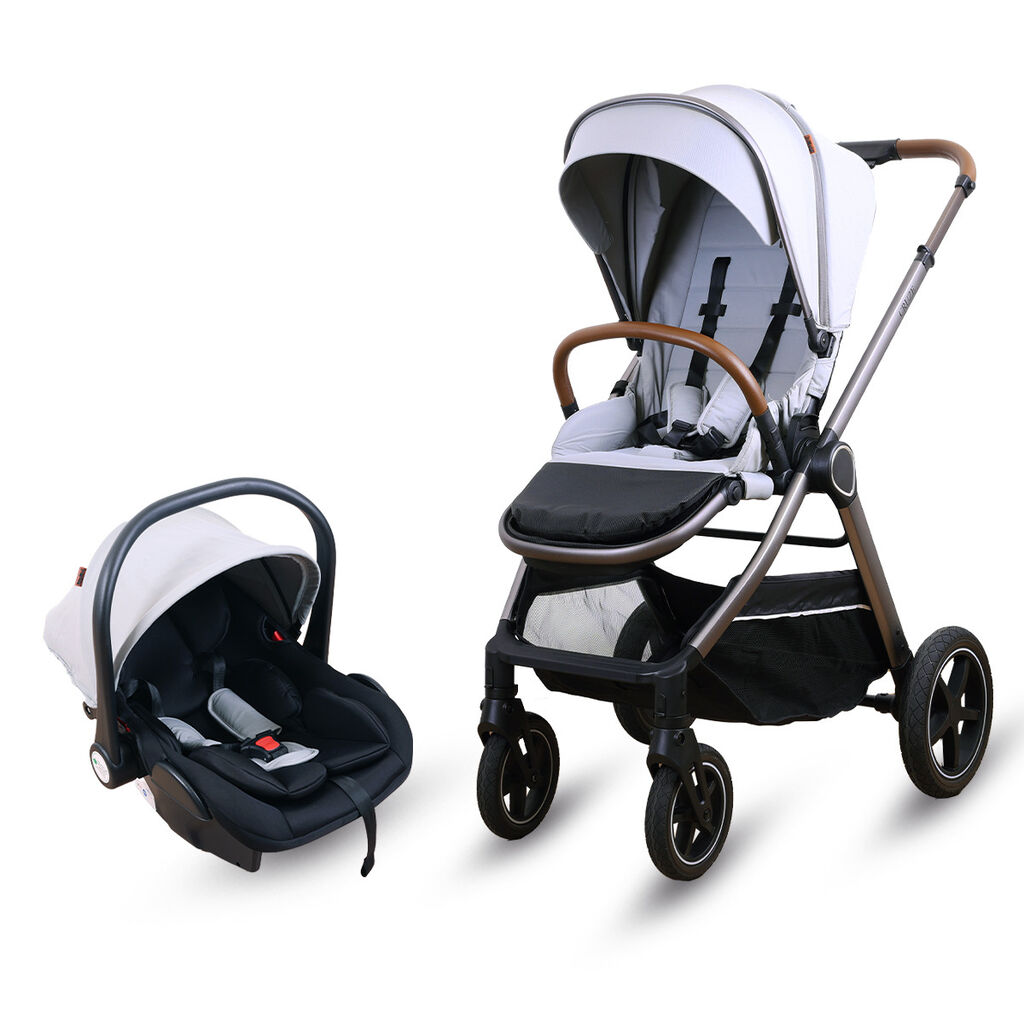 Jungle Kolica za bebe Cruze 2u1, Siva
