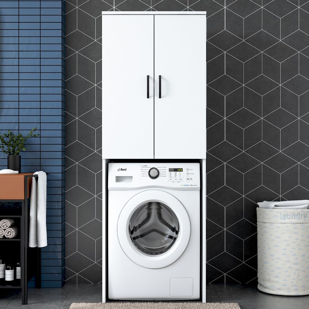 Hanah Home Ormarić za veš mašinu KD110-3192, Beli | Online prodaja | Ananas