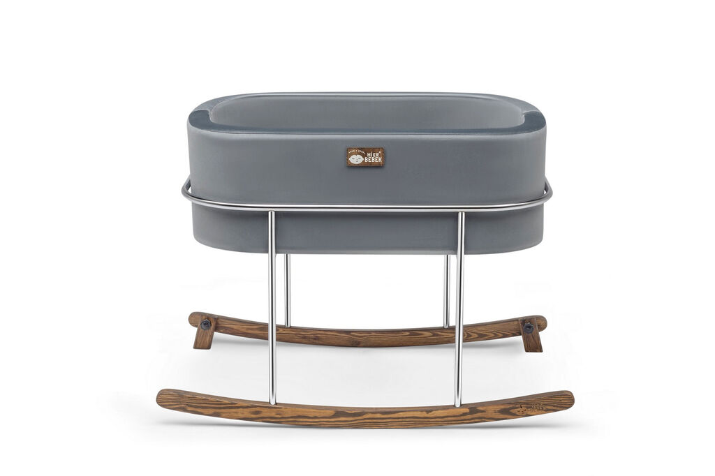 Hanah Home Kolevka Hier Metal, 90x70x58 cm, Sivo-srebrne boje