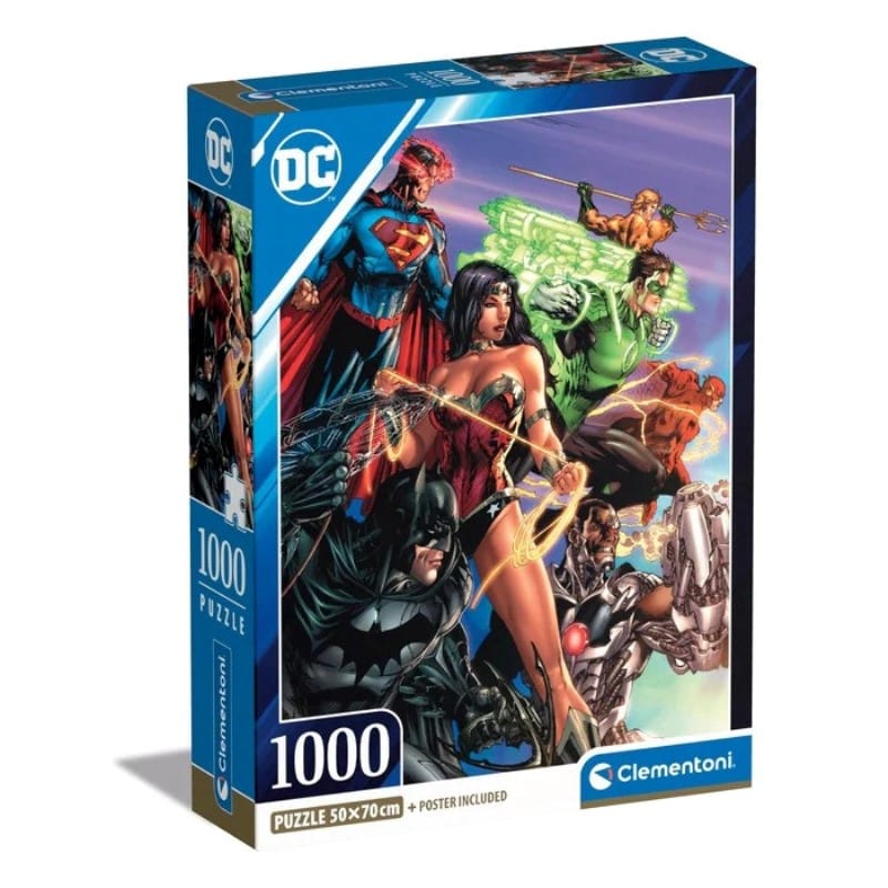 Clementoni Slagalica Dc Comics Liga Pravde, 1000 dijelova