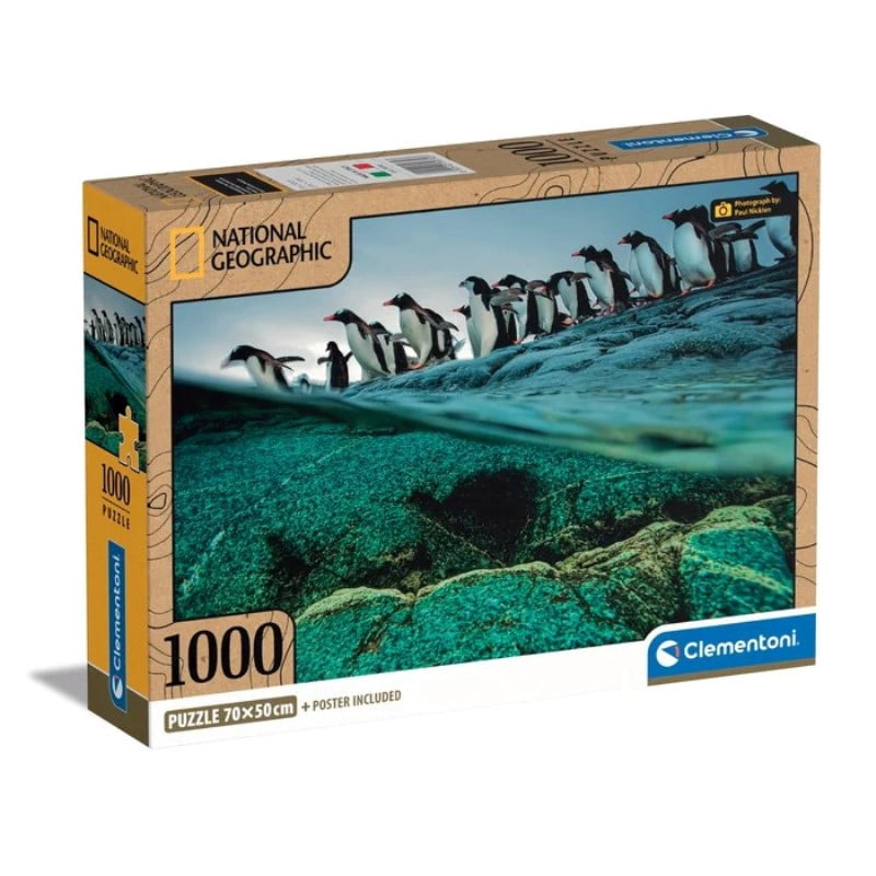 Clementoni Slagalica Gentoo Pingvini, 1000 dijelova