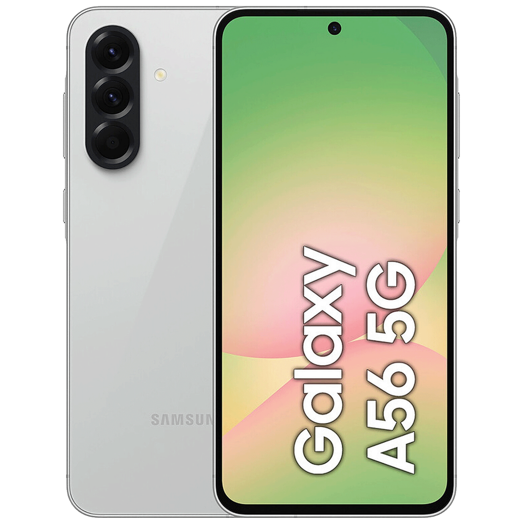 Samsung Pametni telefon 6.7", 5 G, Octa Core 2.9 GHz, RAM 8 GB, 50 Mpixel, Galaxy A56, Sivi | Ananas