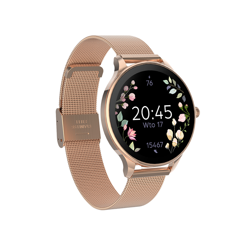 Forever Pametni sat Velora SB-306, AMOLED, Roze-zlatni
