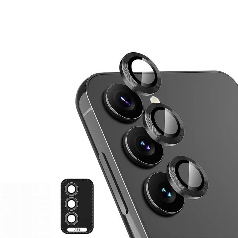 Zaštitno staklo kamere za mobitel Samsung A54, Crno