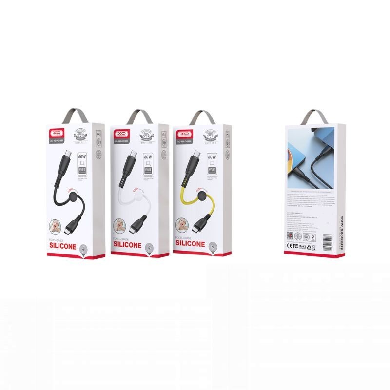 XO USB kabl NB-Q248B USB-C to USB-C, 60W, 25cm