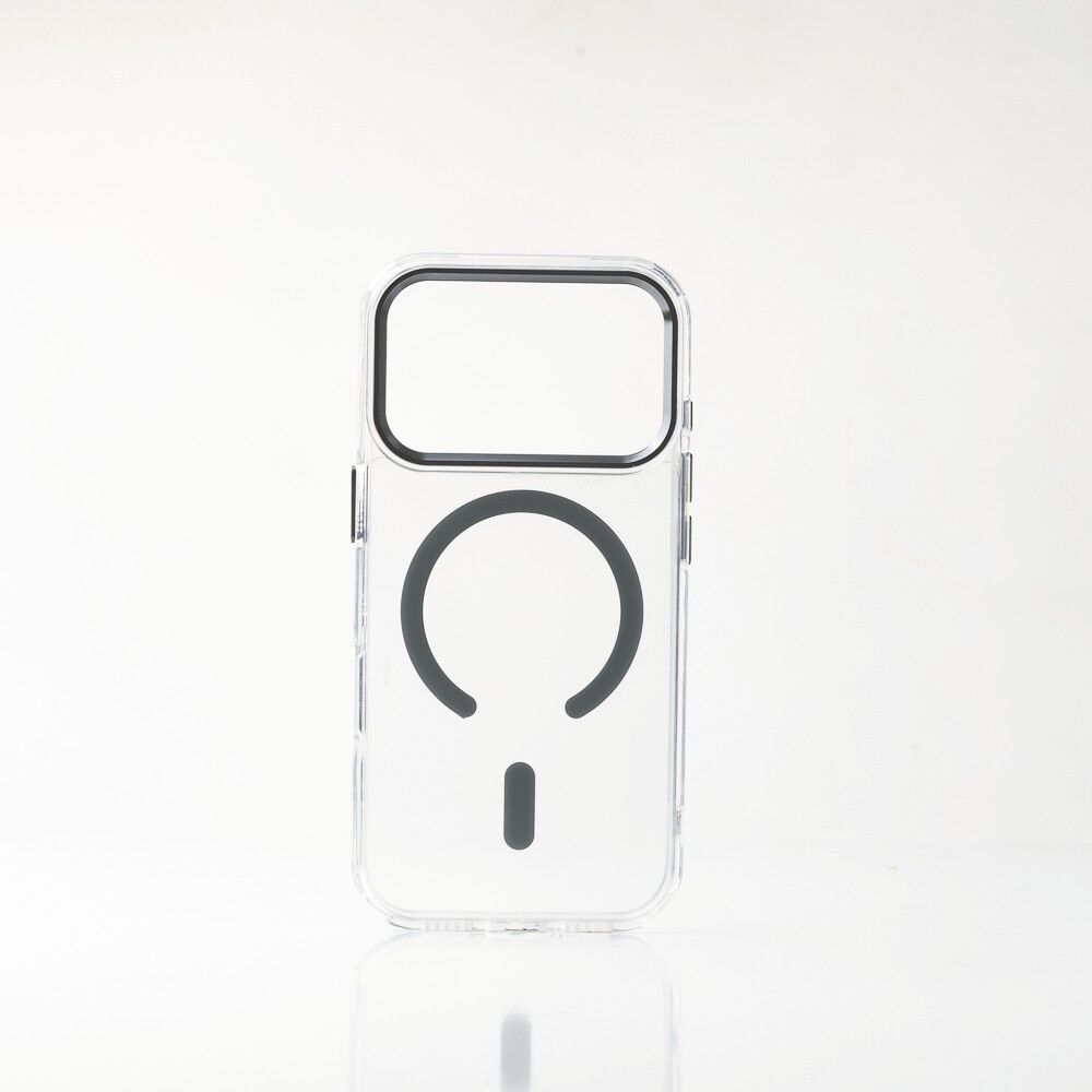 Zaštitna maska za telefon iPhone 17 Pro Max Frame Cam MagSafe, Siva