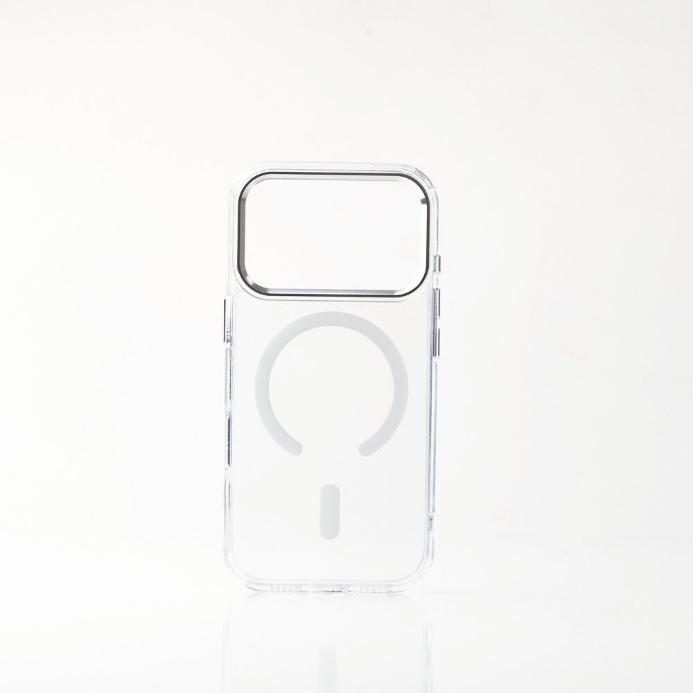 Zaštitna maska za telefon iPhone 17 Pro Max Frame Cam MagSafe, Bijela