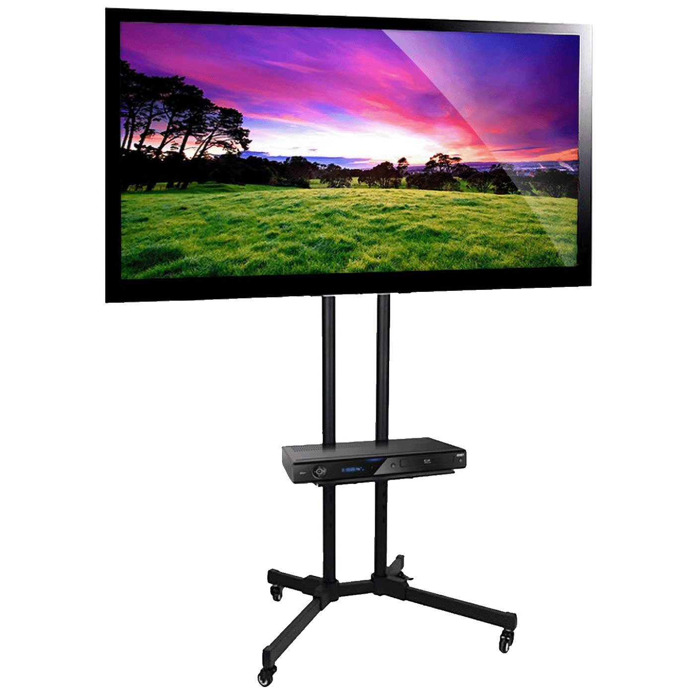 Maclean Stalak za TV prijemnik MC-661, 32" - 55", 50kg, Crni