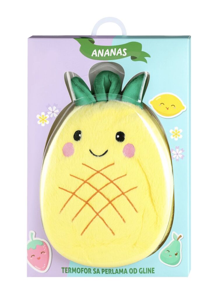 Termofor za bebe Ananas, Žuti