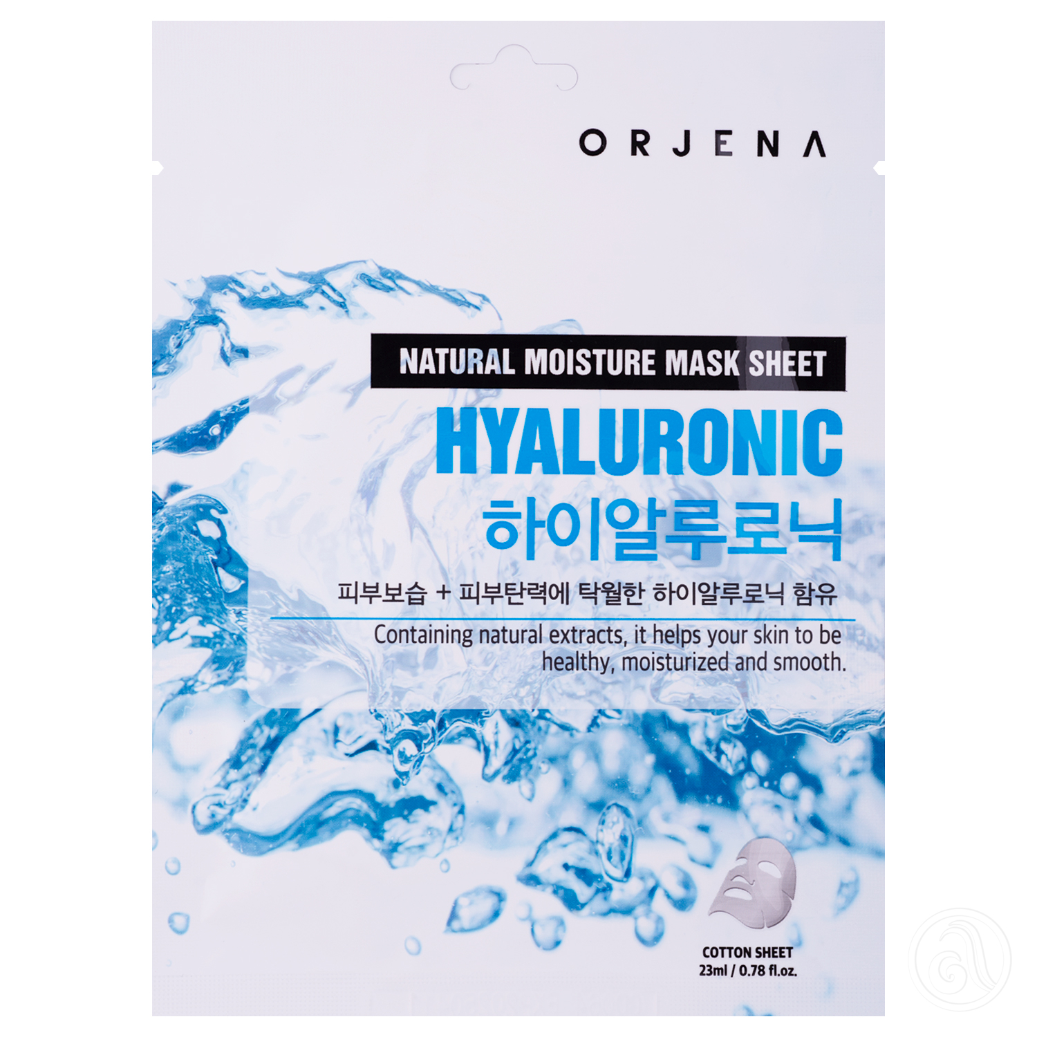 ORJENA Sheet maska za lice hijaluronska kiselina 23ml