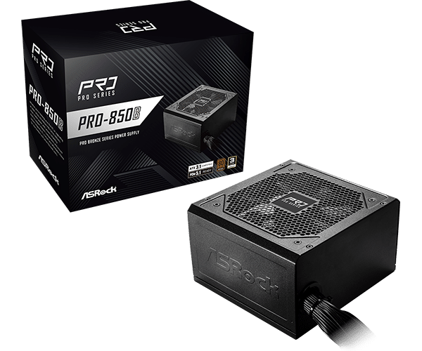 Asrock Napajanje Pro PSU, 850W, 80 Plus Bronze