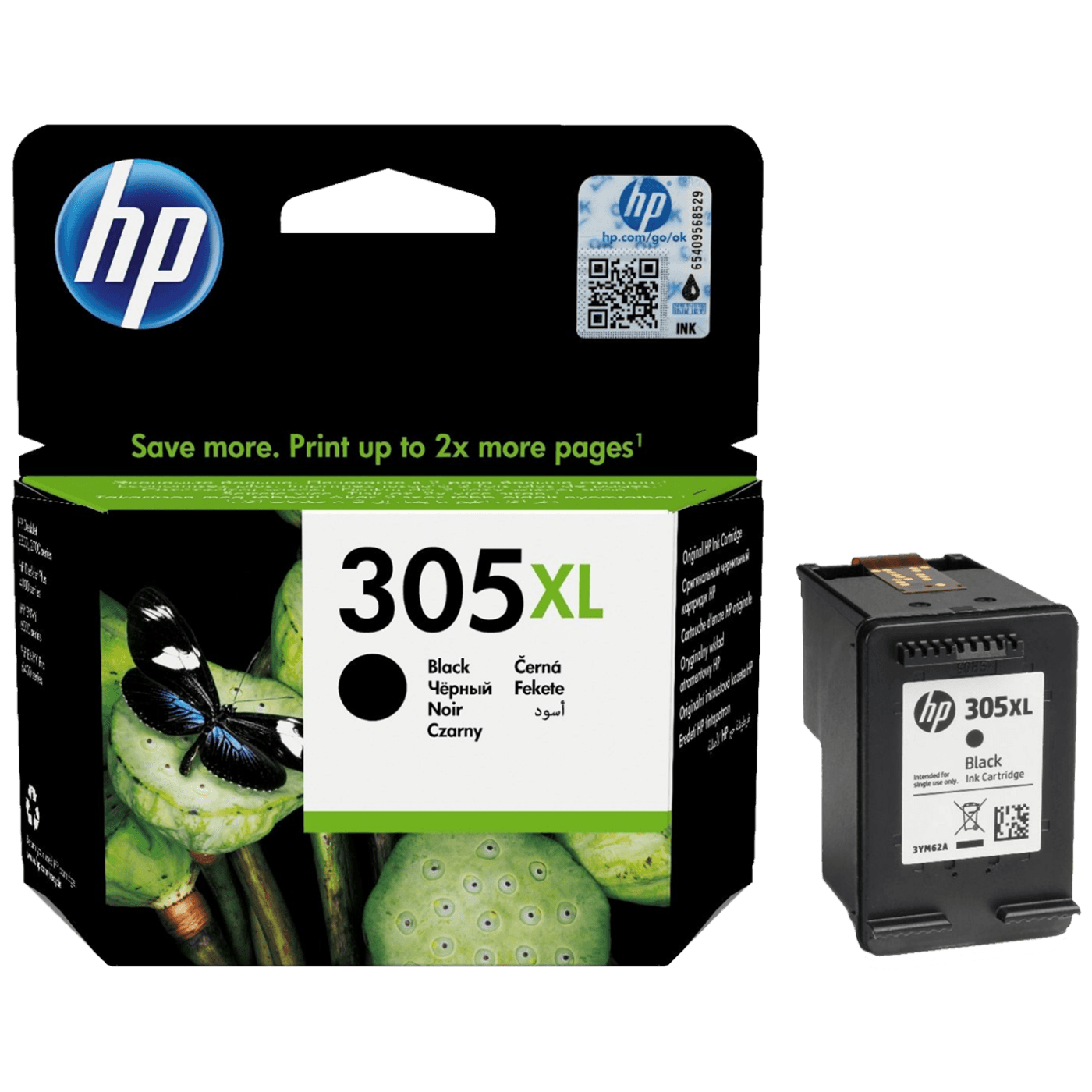 HP Tinta 305XL HP305XL 3YM62AE, Crna