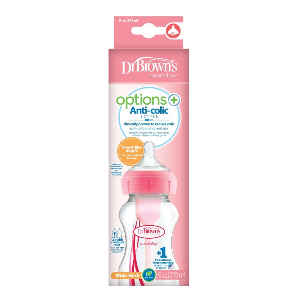 Dr Brauns flašica za bebe, plastika, 270 ml