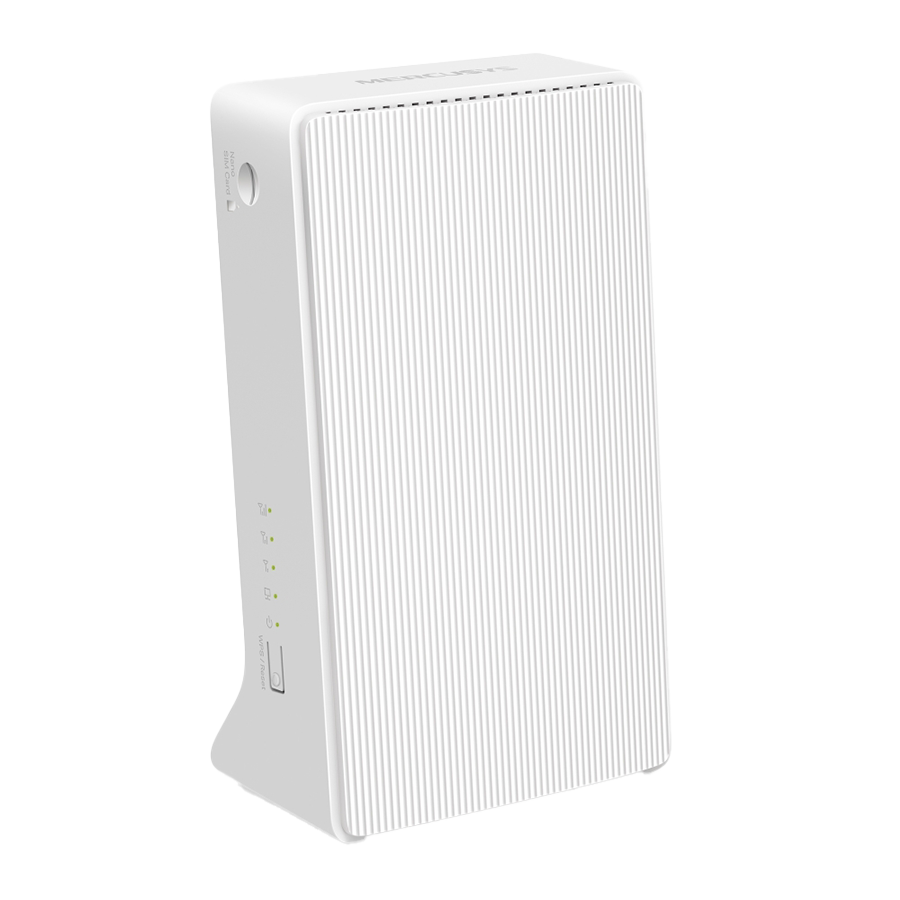 Mercusys MB230-4G AC1200 Wi-Fi 4G+ LTE Router, Build-In 300Mbps 4G LTE Modem, 300 Mbps at 2.4 GHz,867 Mbps at 5 GHz, 4G+ Cat6 300/50 Mbps, Internal Antennas, 1× G LAN Port, 1× G WAN/LAN Port,