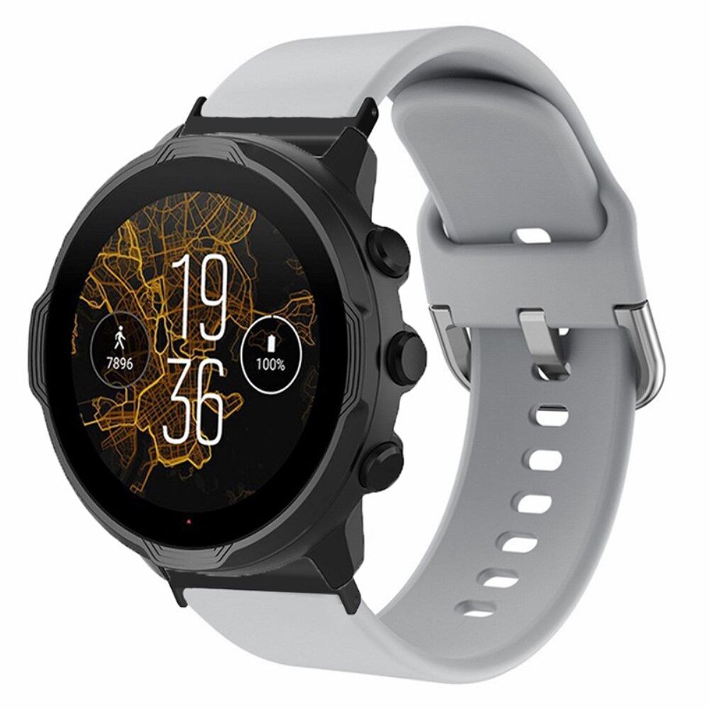 Silikonska narukvica za pametni sat Suunto Spartan Sport Wrist HR Baro / Suunto 7,  24mm, Tamnoplava