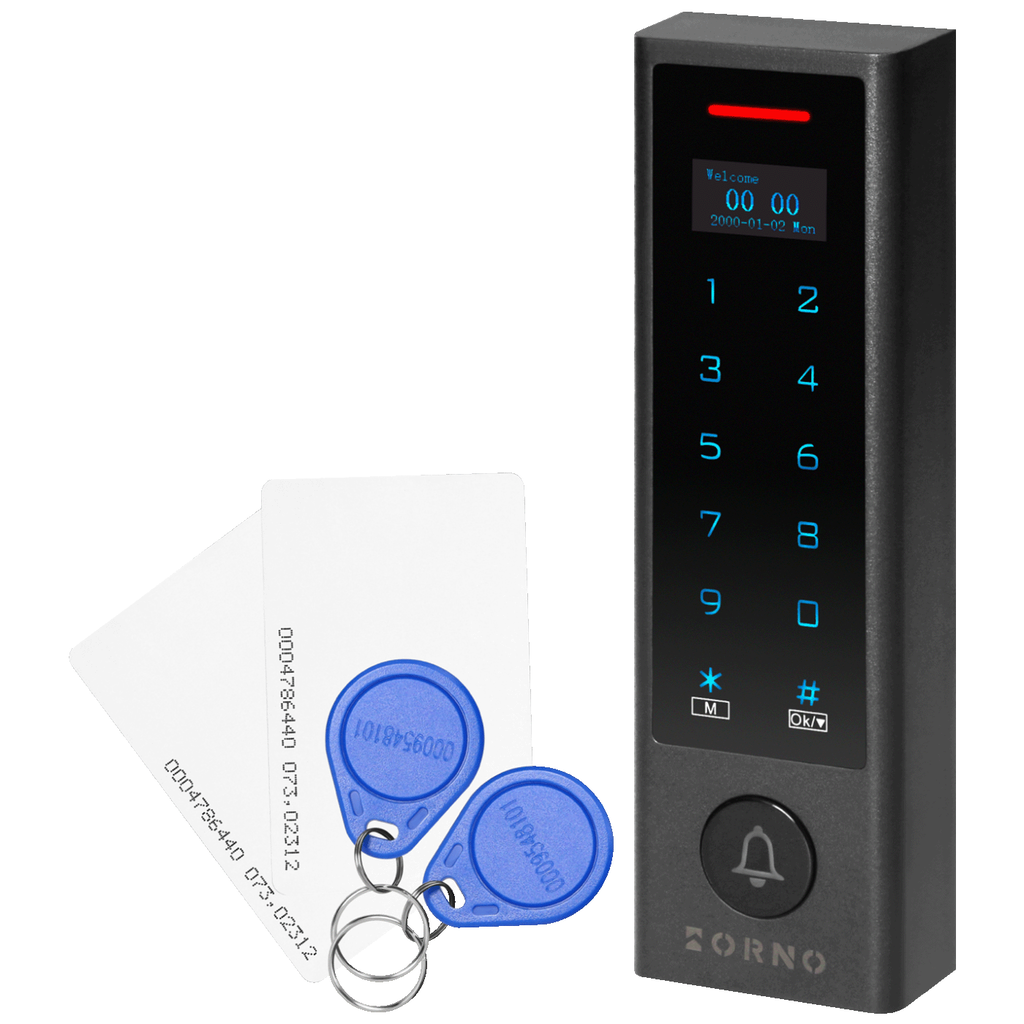 Orno Kodna brava sa RFID karticom, Tag čitač, WiFi, IP68 | Ananas