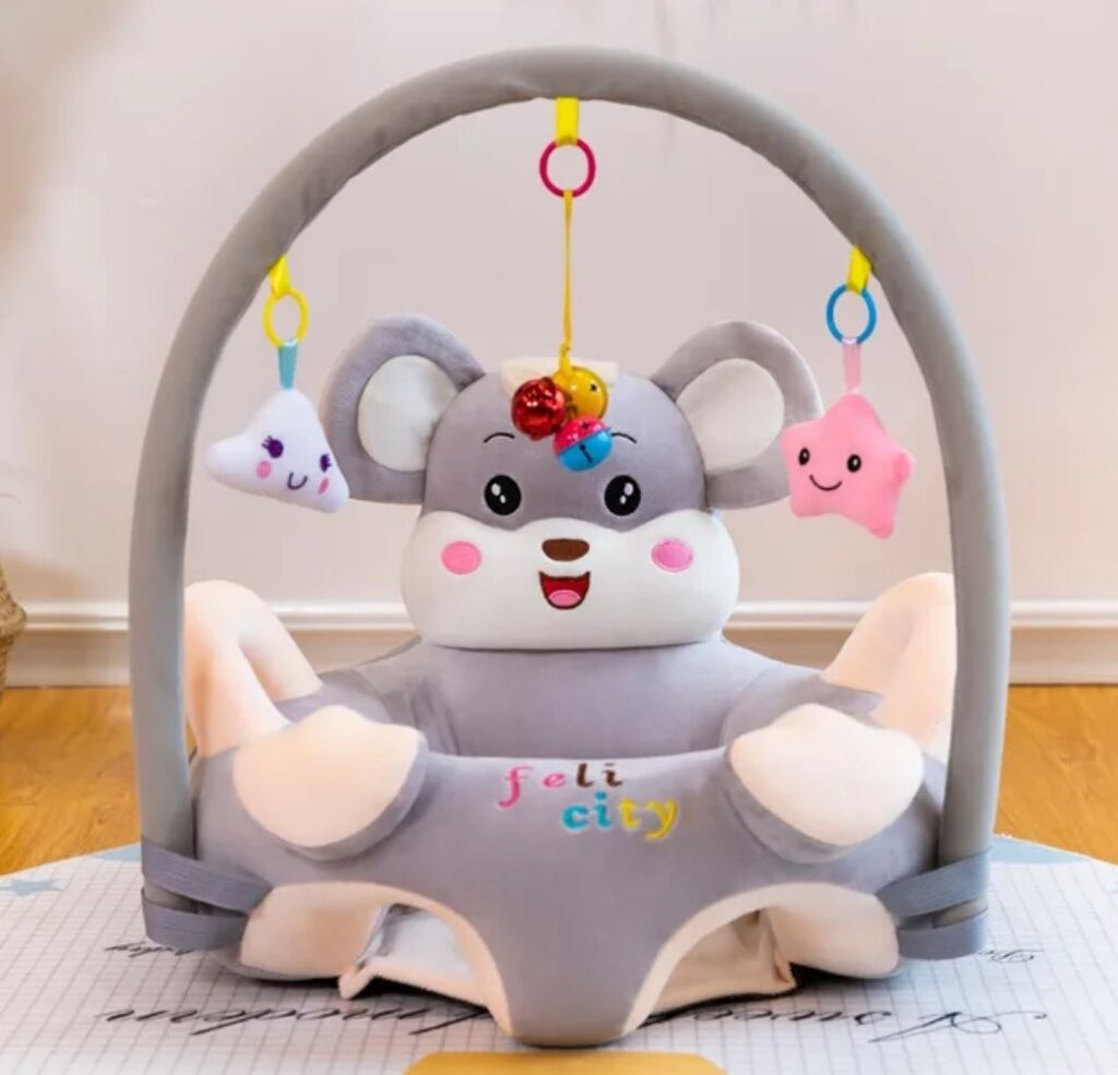 Bata i seka Stolica za bebe Miš, Siva