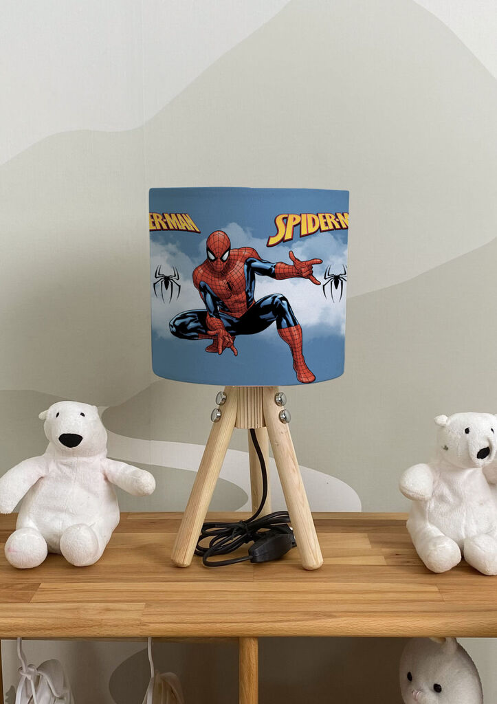 Bata i seka Dečija stona lampa Spiderman, Plava