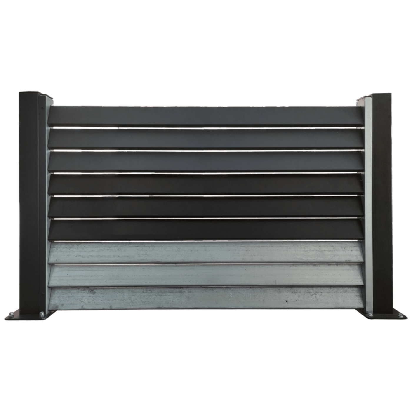 JOILART Uzorak panelne ograde žaluzine M5084, Crna