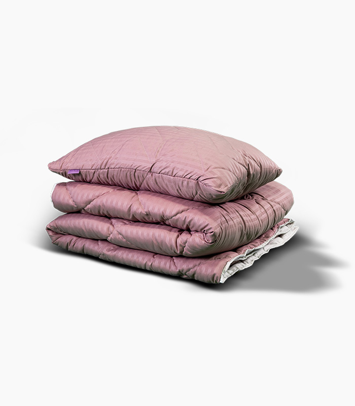 Kalma Home Set jorgan i jastuk Harmony, 140x200cm, Roze | Ananas