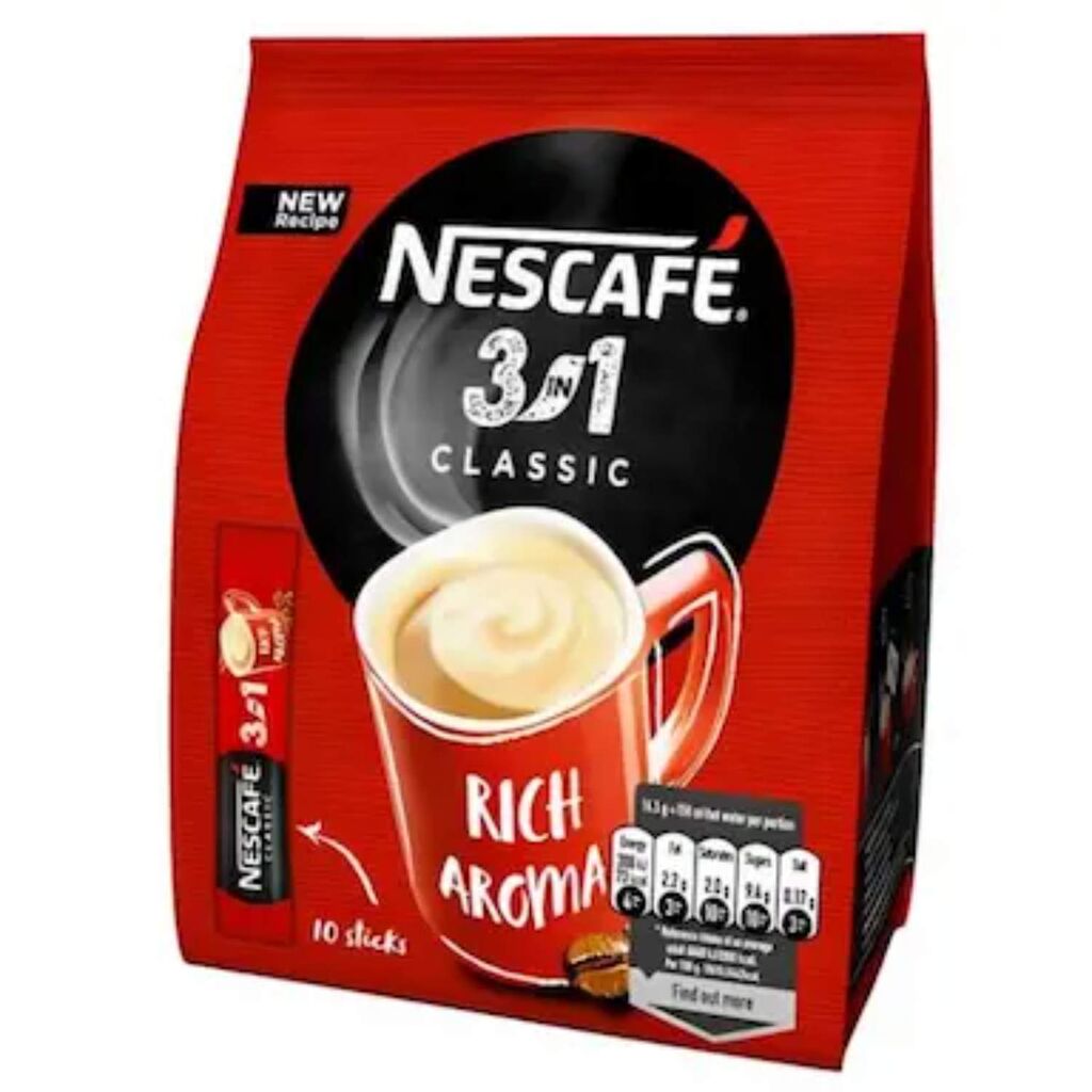 Nescafe instant kafa Classic 3u1, 10 komada, 196 g