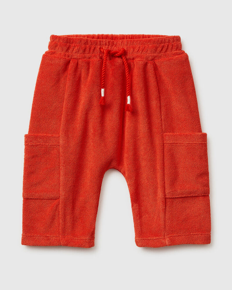 Benetton Pantalone sa džepovima za bebe 3O26AF02OW-34Y-74, Crvene