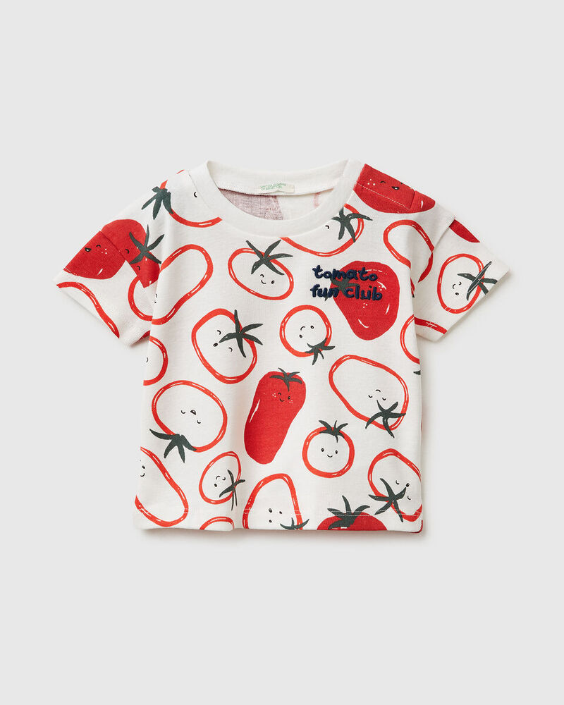 Benetton Majica za bebe 30NDA1073W-62R-68, Šarena
