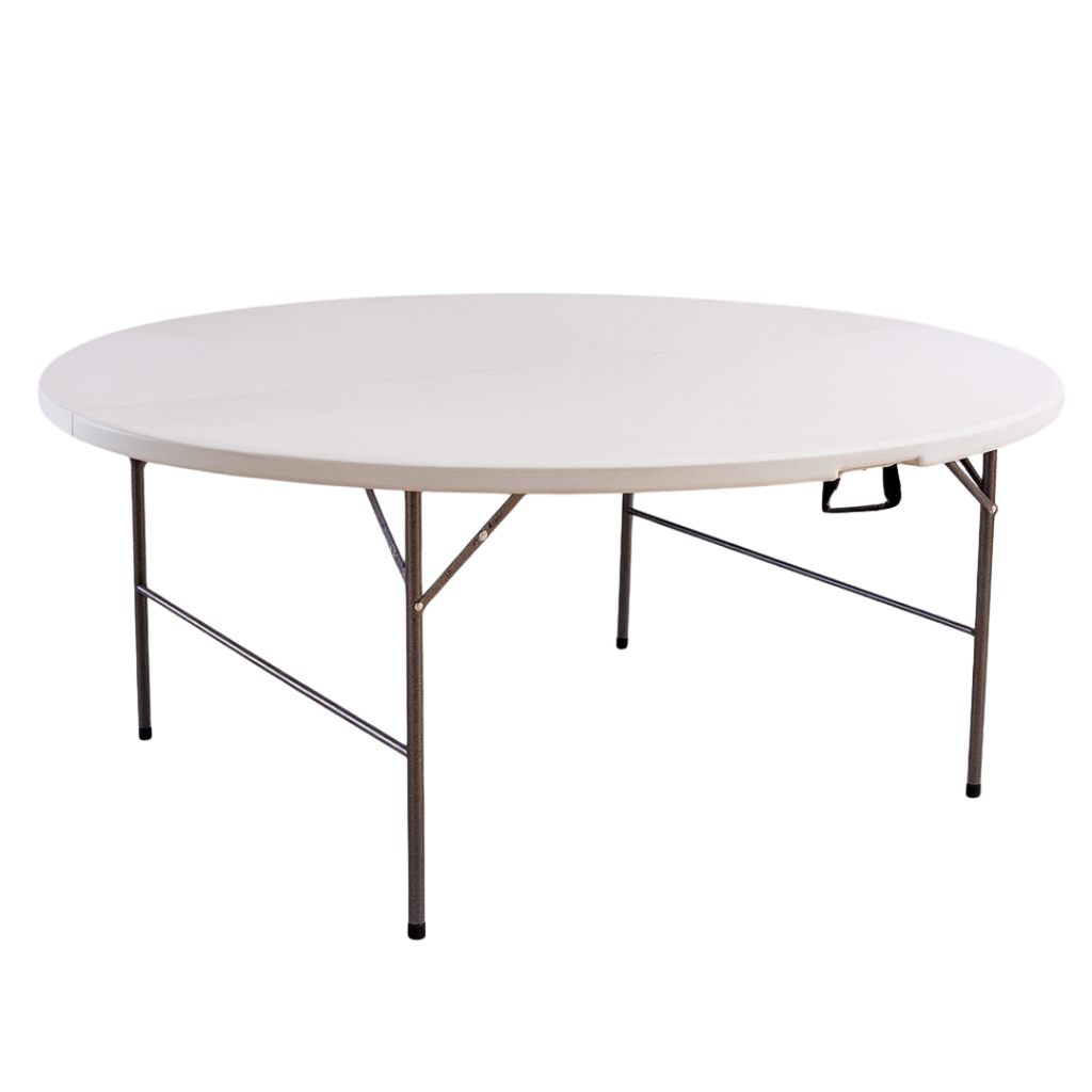 Giga Sklopivi trpezarijski stol Zentra Event, Pvc, 182cm, Bijeli