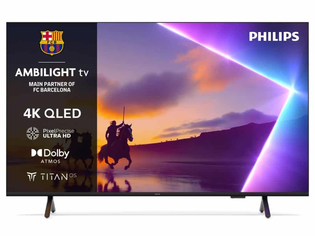 Philips 55""PUS8510 4K QledTitan OS; AMBILIGHT TV;Pixel Precise Ultra HD; Dolby Atmos ( 55PUS8510/12