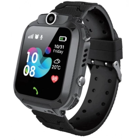 XO Dječiji pametni sat H100, 1.44", 2G, Crni | Ananas