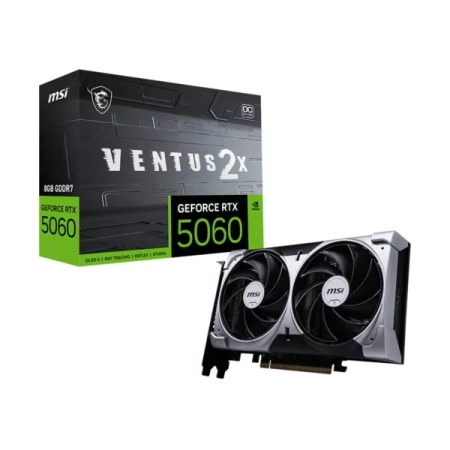 MSI Grafička kartica nVidia GeForce RTX 5060 Ventus 2X, 8GB, OC, Crna | Ananas