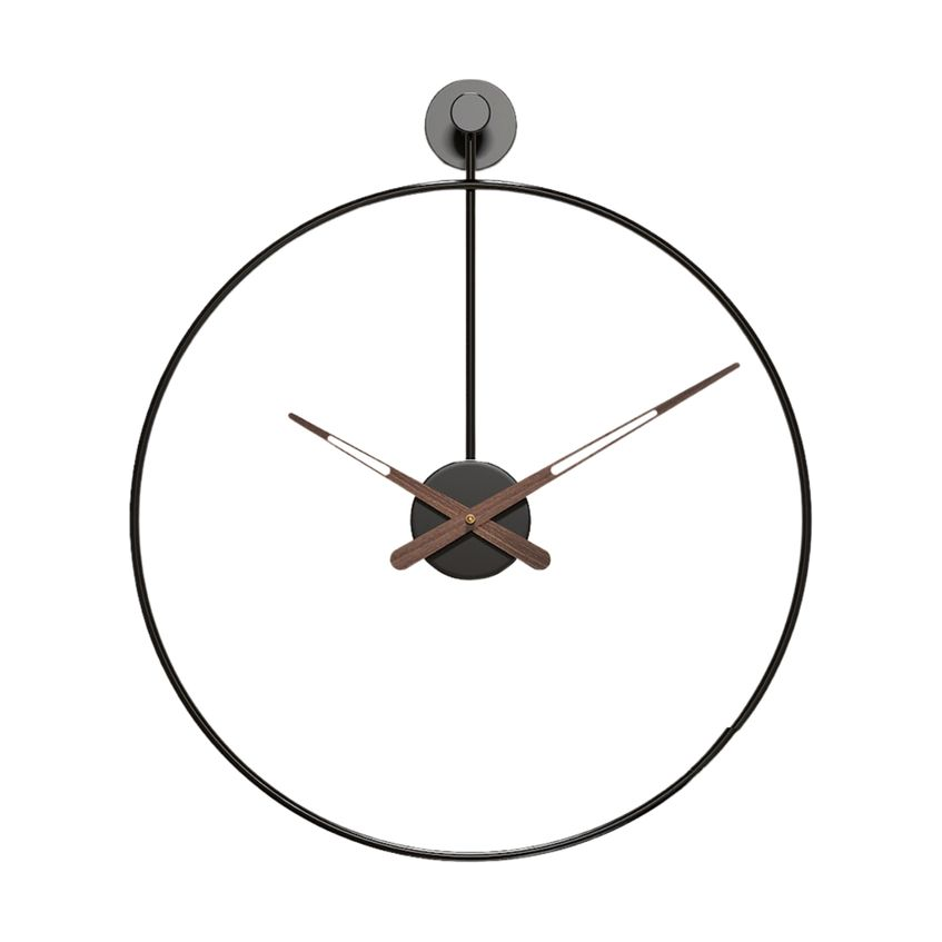 GIGA Tempo dekorativni zidni sat 60 cm crni
