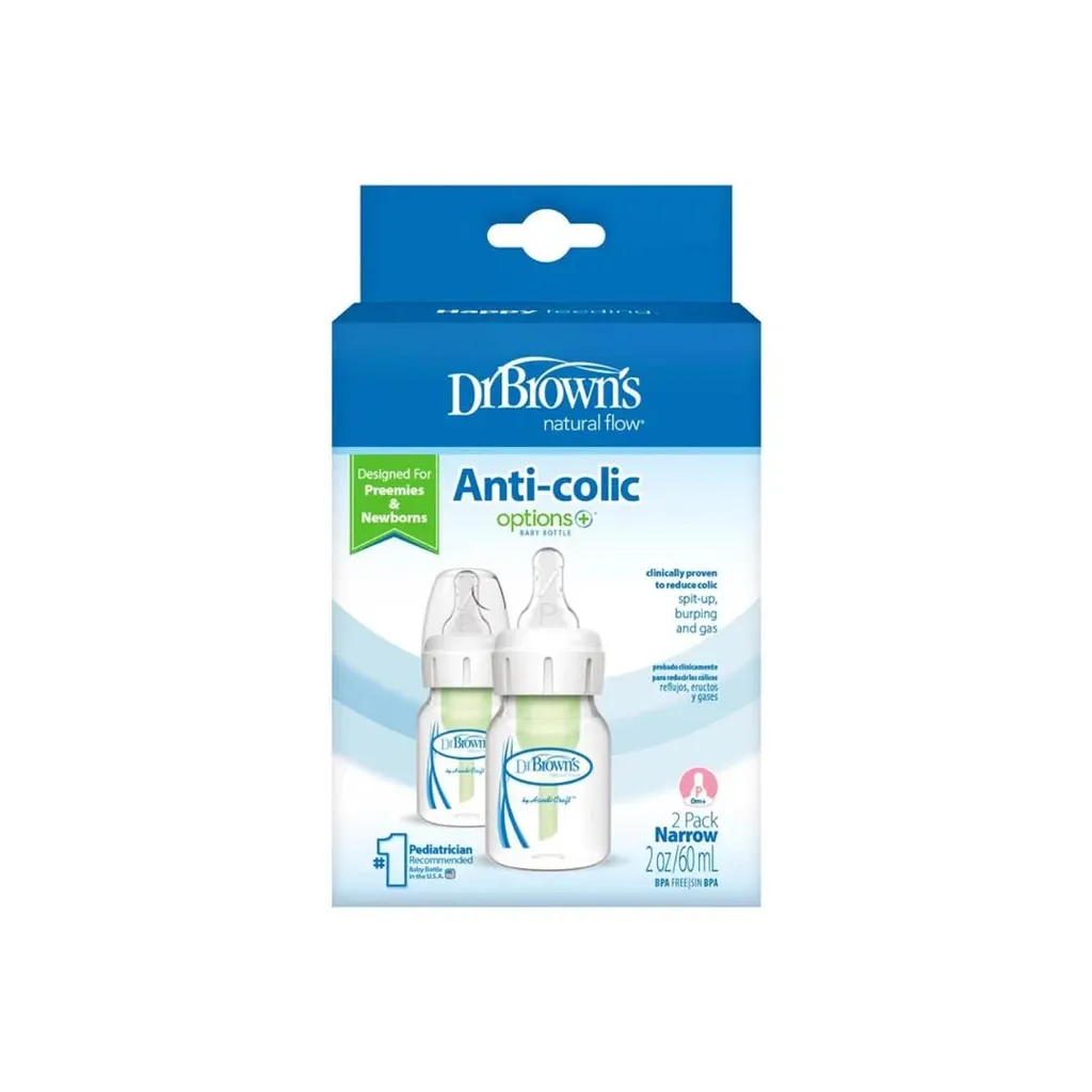 Dr Brown's Flašica za bebe Anti-Colic, Plastična, 2 komada