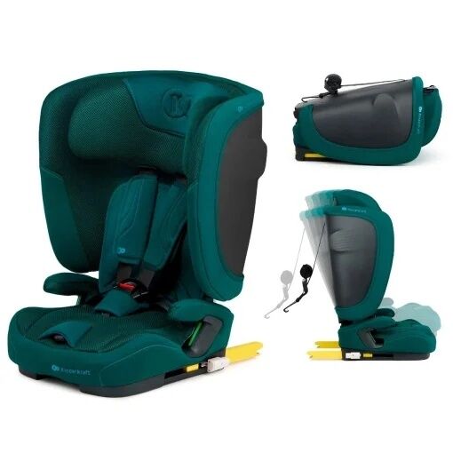 Kinderkraft Auto sedište Fiks2Go I-size, 76-150 cm, Petrolej