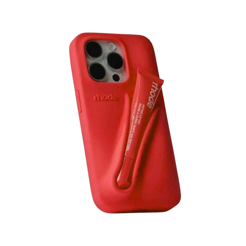 Maska Rhode Lip za iPhone 16 Pro, Crvena