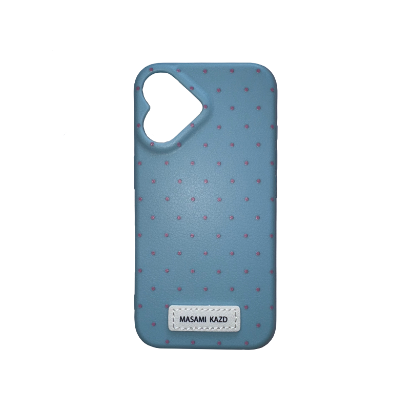 Maska Hearts za iPhone 16 Pro, Plava