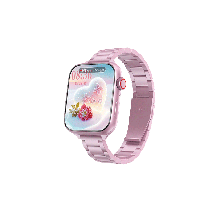 Telzeal Pametni sat TC05 Mini, AMOLED, Roze