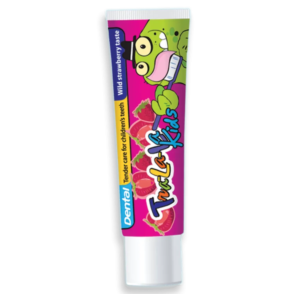 Dental Dečija pasta za zube Tra-La-La, Jagoda, 50ml
