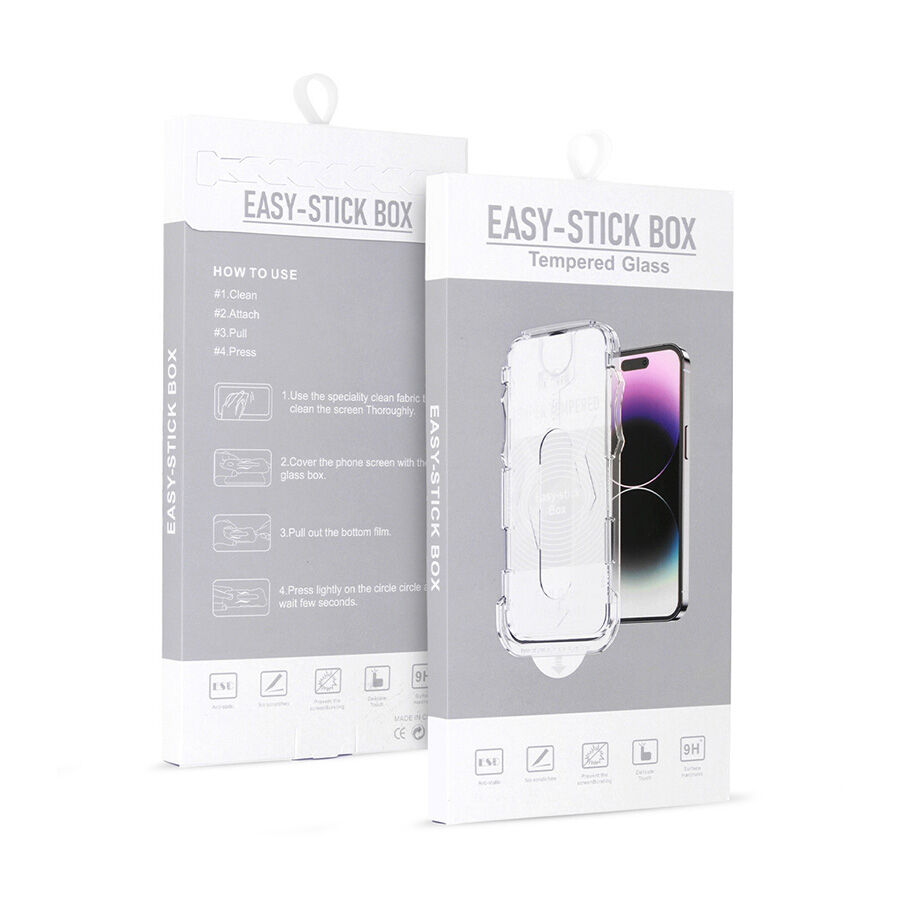Easy-Stick Zaštitno staklo za mobilni telefon Iphone 11 Pro Max, Crna