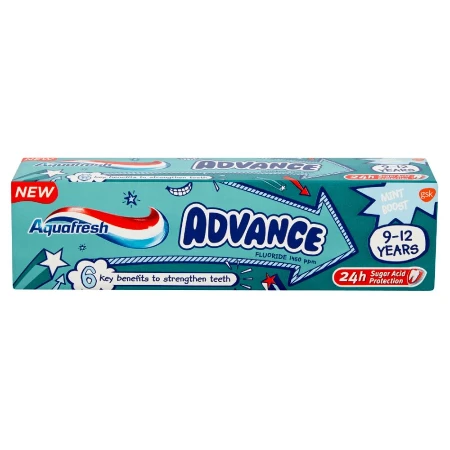 Aquafresh Dečija pasta za zube Advance, 75 ml