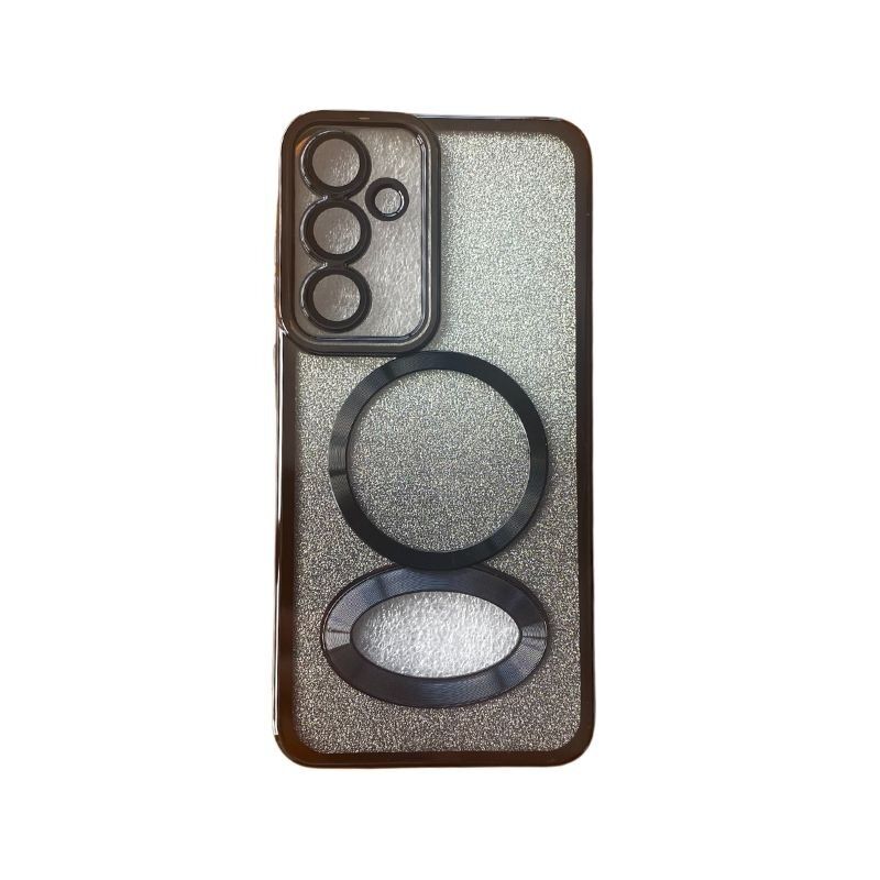 MagSafe maska za mobilni telefon Samsung A15 Glitter, Crna