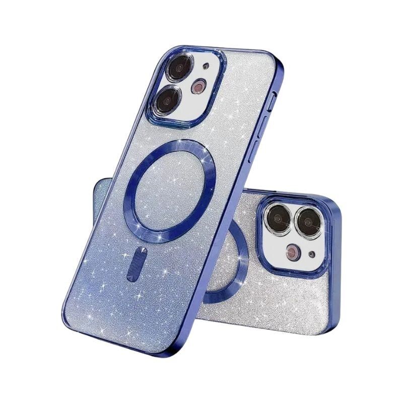 MagSafe maska za mobilni telefon iPhone 14 Pro Glitter, Plava