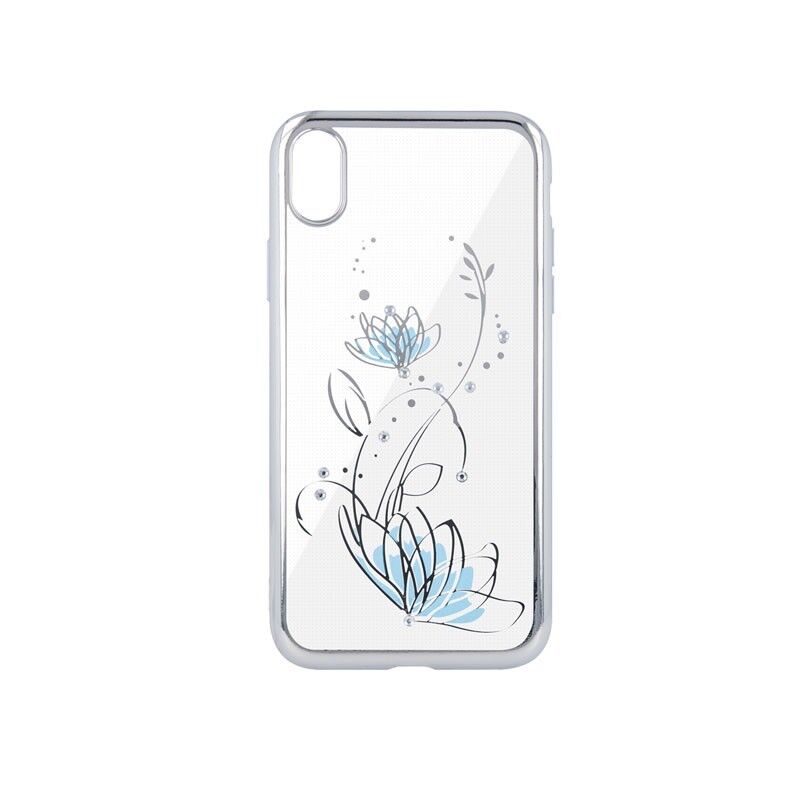Maska za mobilni telefon Samsung A30/A20 Lotus, Srebrna boja