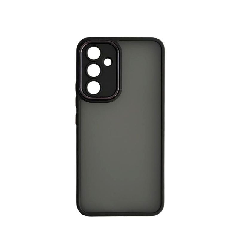 Silikonska maska za mobilni telefon Samsung S24 FE Frame, Crna