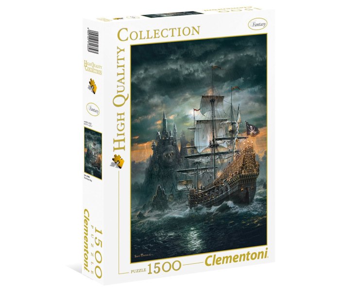 CLEMENTONI Slagalica 1500 dijelova Gusarski brod