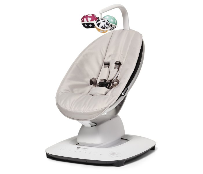 4moms Ljuljaška za bebe MamaRoo 5, 5 pokreta, 5 brzina, Bluetooth, Siva