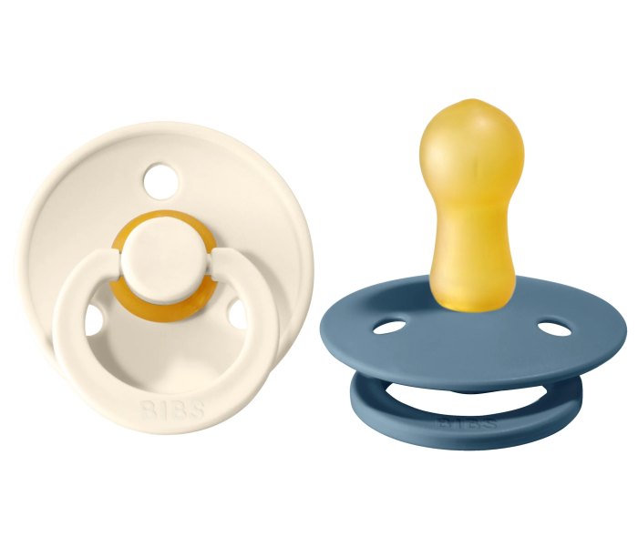BIBS Cucle, 6-18m, 2 komada, Ivory & Petrol